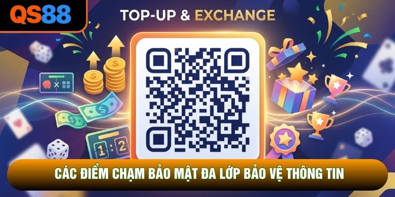 Các điểm chạm bảo mật đa lớp bảo vệ thông tin