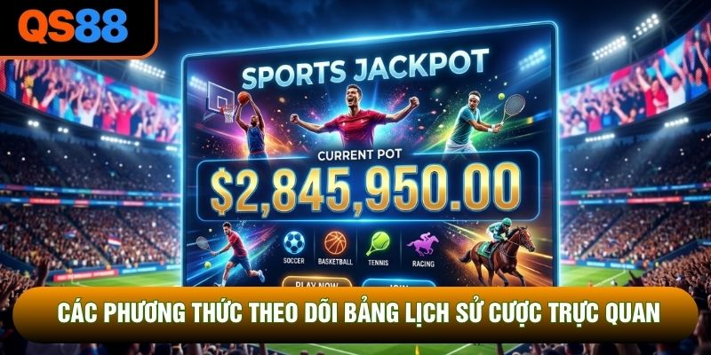 Các phương thức theo dõi bảng lịch sử cược trực quan